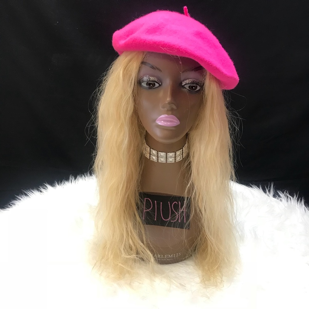 100% virgin European blonde lace frontal wig